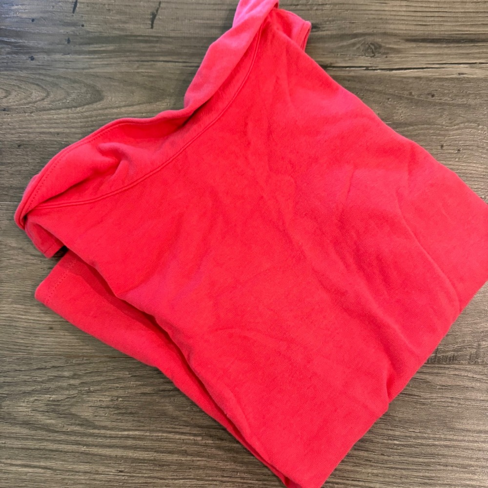 Talbots Womens Sleeveless Tank Top Coral Pink Knit Shell Size Medium